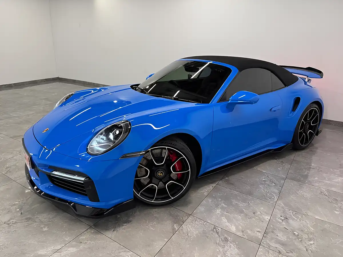 Used 2022 Porsche 911 Turbo Blue - Interior and Exterior details 4