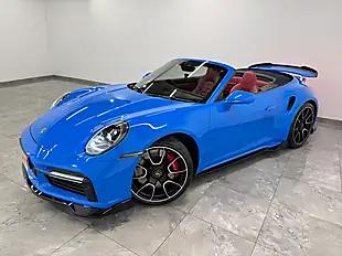 Used 2022 Porsche 911 Turbo Blue - Interior and Exterior details 6