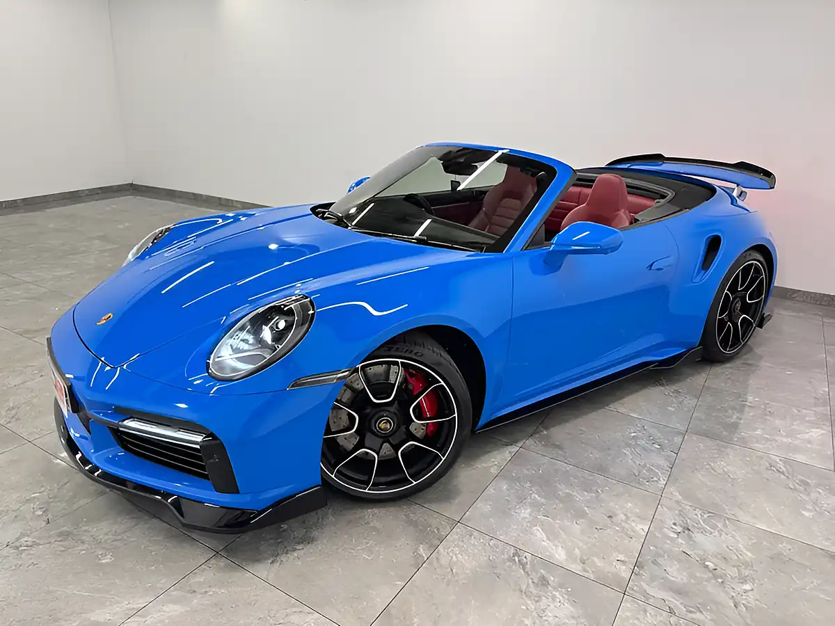 Used 2022 Porsche 911 Turbo Blue - Interior and Exterior details 6