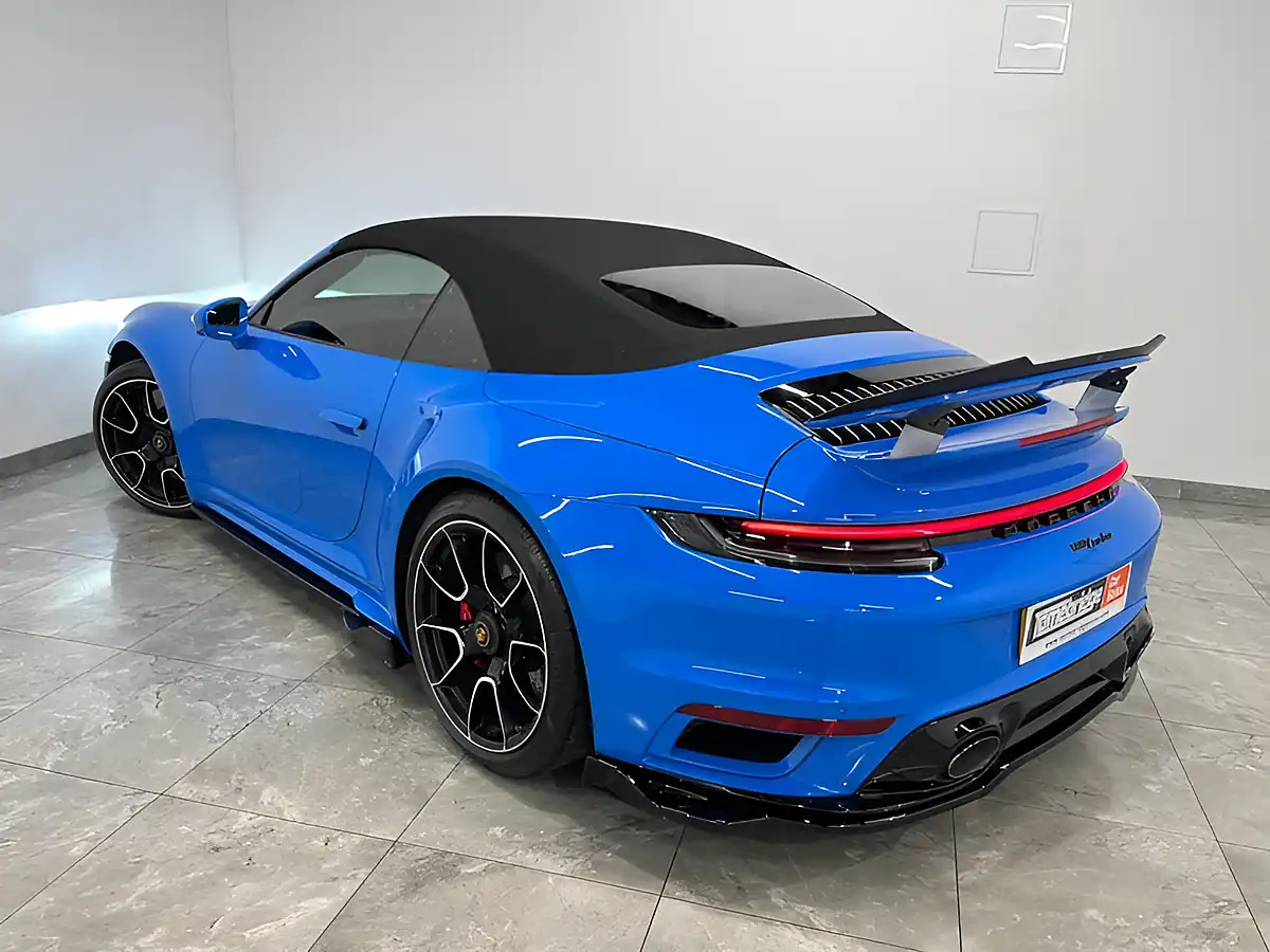 Used 2022 Porsche 911 Turbo Blue - Interior and Exterior details 9