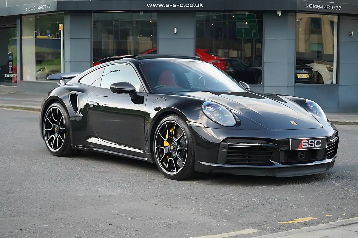 Used 2022 Porsche 911 Turbo S Black - Interior and Exterior details 3