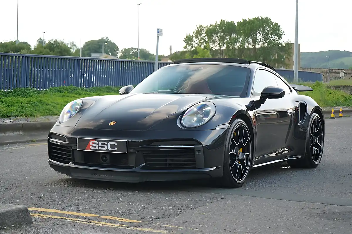 Used 2022 Porsche 911 Turbo S Black - Interior and Exterior details 5