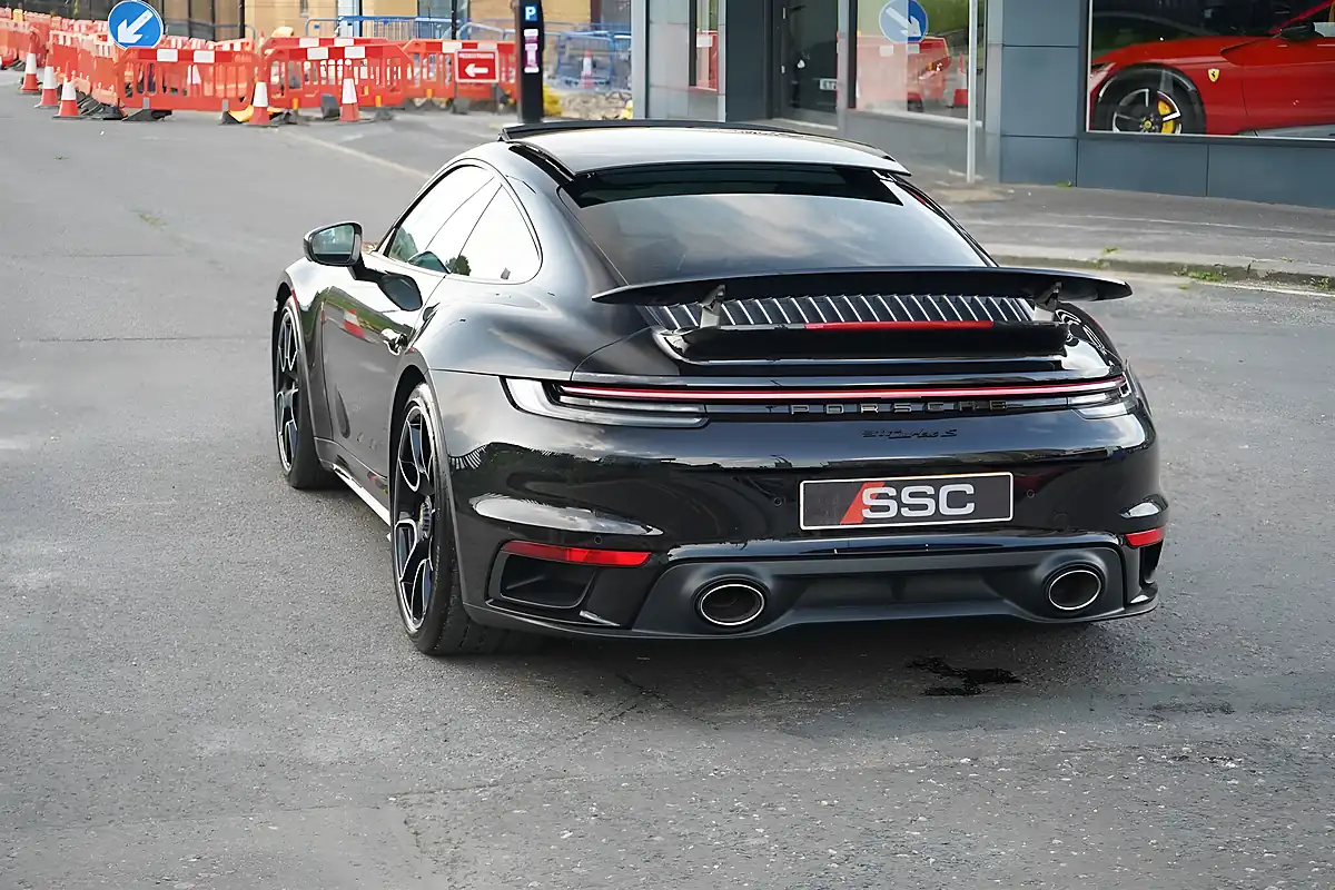 Used 2022 Porsche 911 Turbo S Black - Interior and Exterior details 9