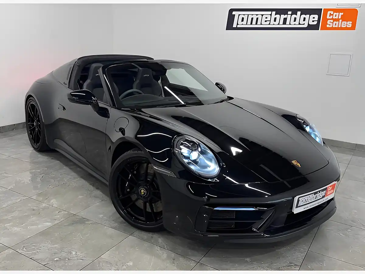 Used 2022 Porsche 992 Gts Targa Blue - Front View
