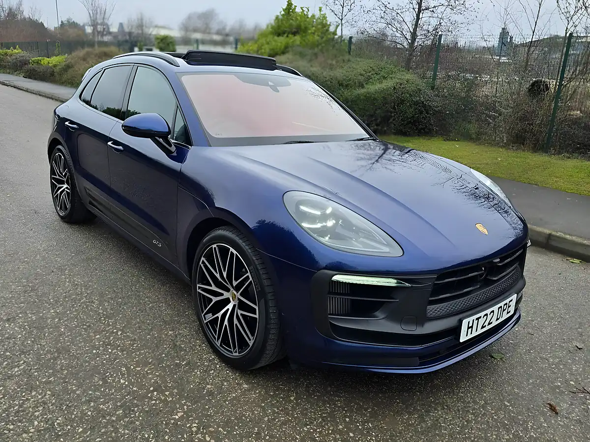 Used 2022 Porsche Macan Gts Blue - Interior and Exterior details 2