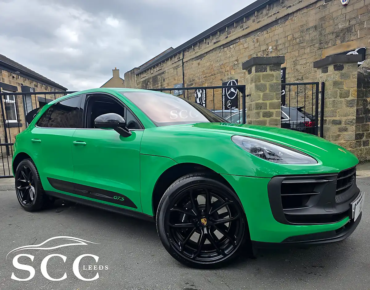 Used 2022 Porsche Macan Gts Python Green - Front View