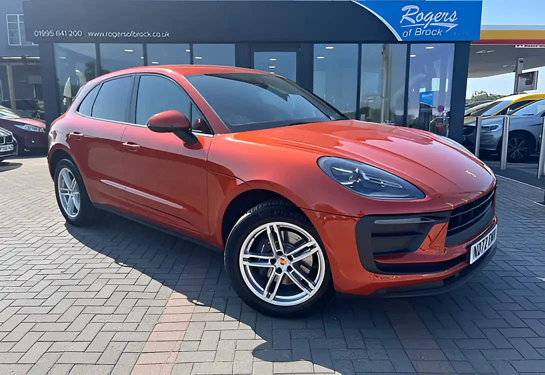 Used 2022 Porsche Macan Gulf Orange - Front View