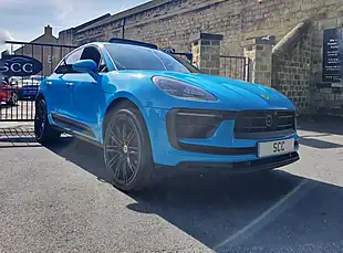 Used 2022 Porsche Macan S Miami Blue - Interior and Exterior details 15
