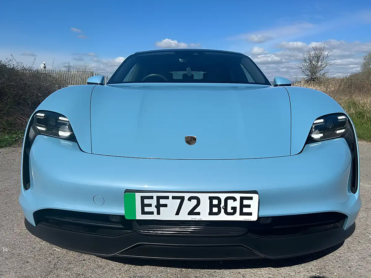 Used 2022 Porsche Taycan Performance Plus Blue - Interior and Exterior details 20
