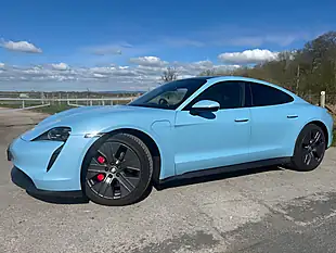 Used 2022 Porsche Taycan Performance Plus Blue - Interior and Exterior details 5