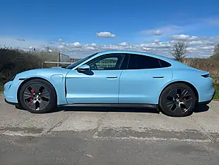 Used 2022 Porsche Taycan Performance Plus Blue - Interior and Exterior details 7