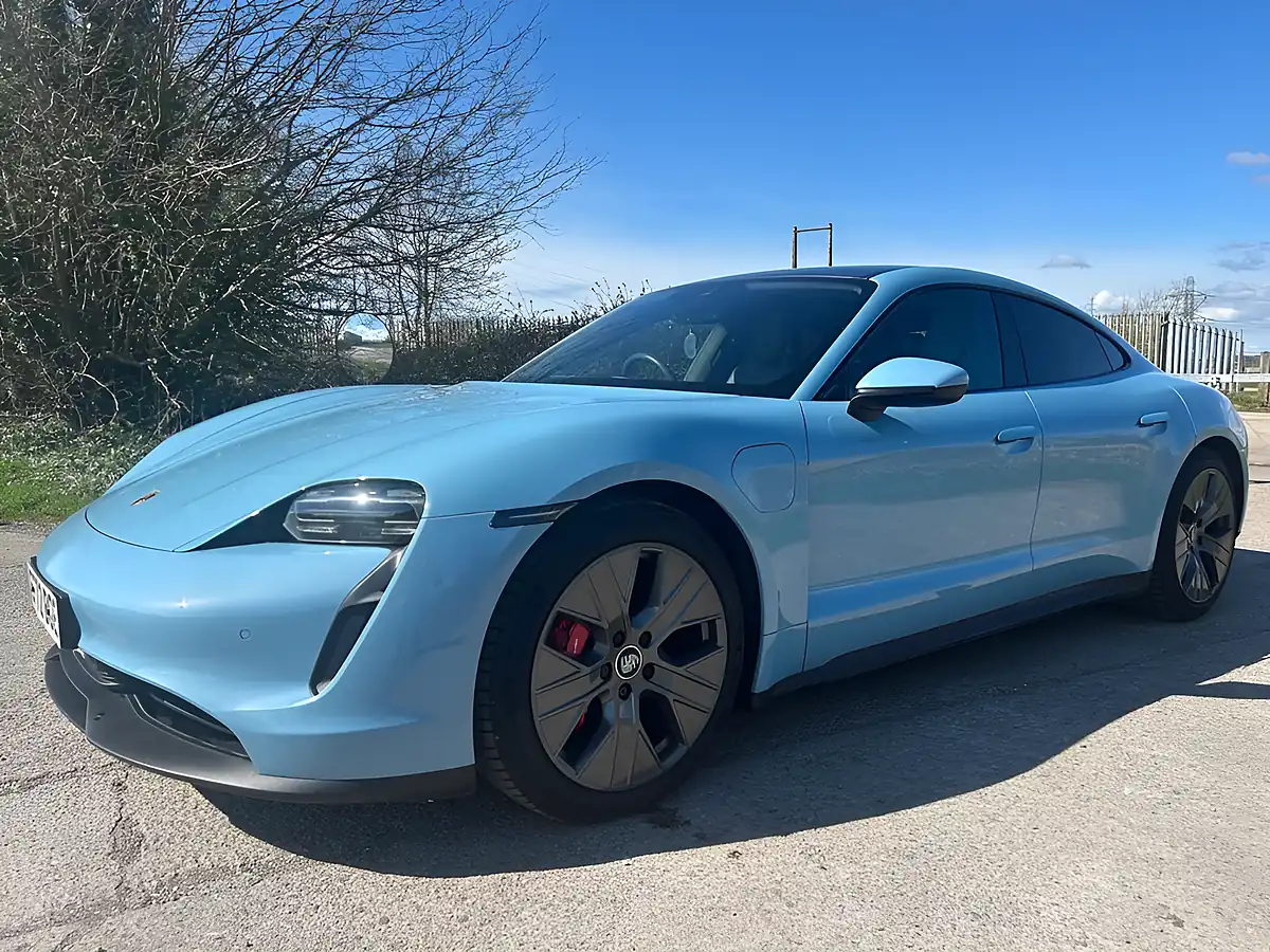 Used 2022 Porsche Taycan Performance Plus Blue - Interior and Exterior details 9
