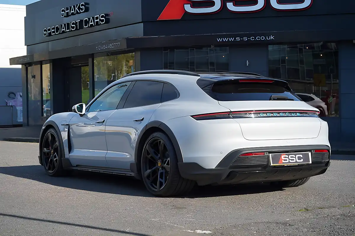 Used 2022 Porsche Taycan Performance Plus Cross Turismo Ice Grey Metallic - Interior and Exterior details 12