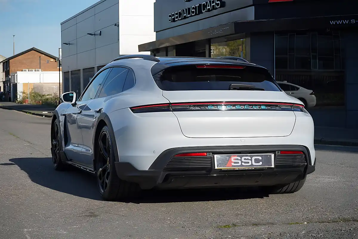 Used 2022 Porsche Taycan Performance Plus Cross Turismo Ice Grey Metallic - Interior and Exterior details 13