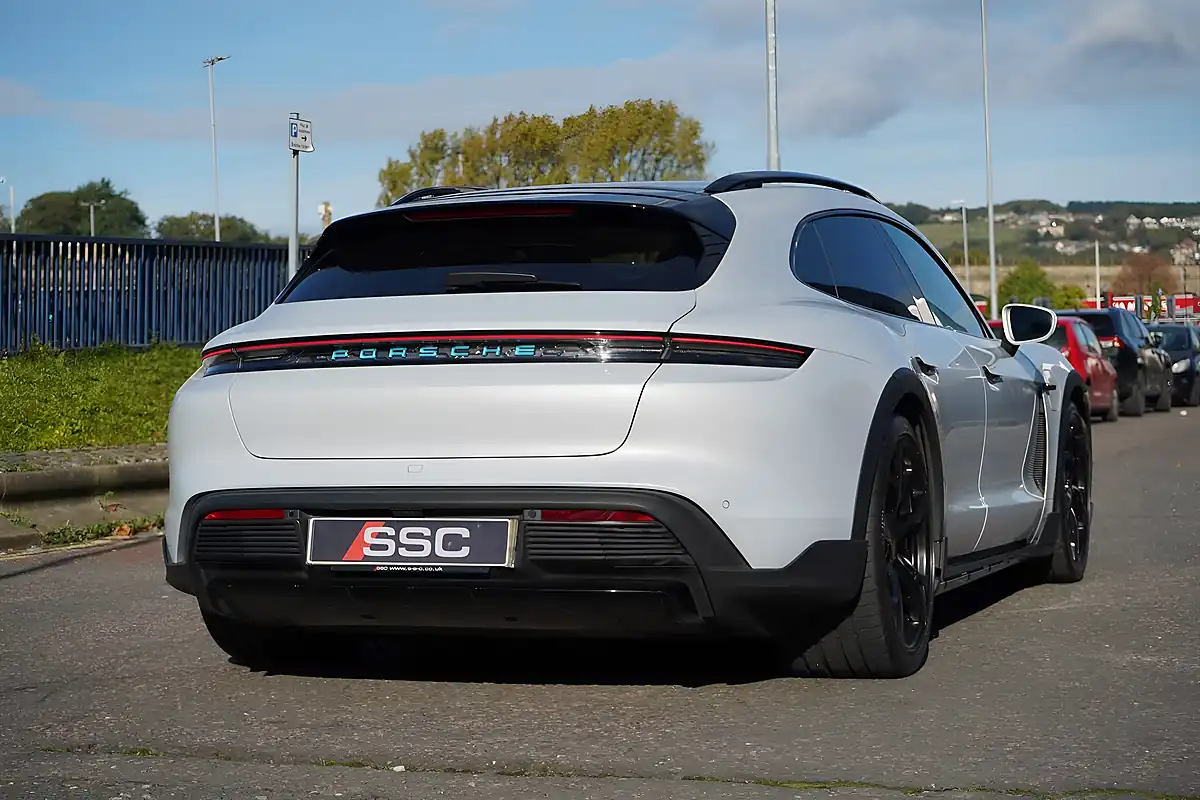 Used 2022 Porsche Taycan Performance Plus Cross Turismo Ice Grey Metallic - Interior and Exterior details 15