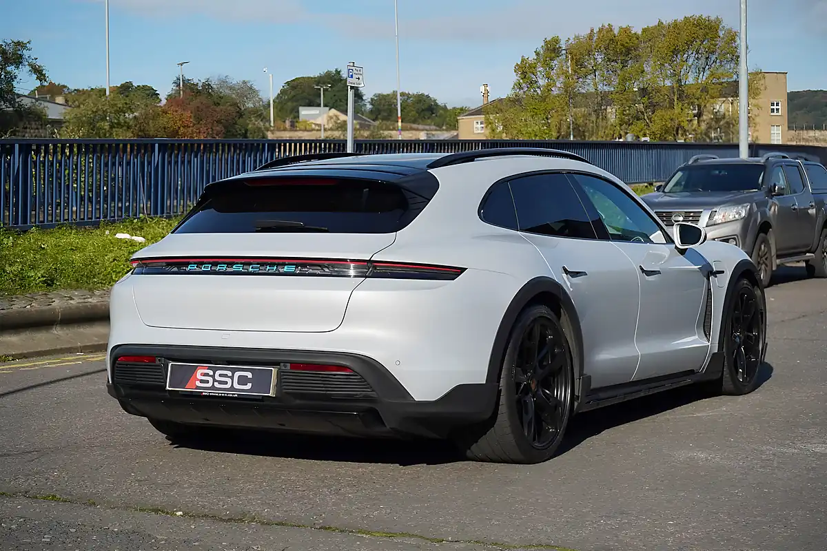 Used 2022 Porsche Taycan Performance Plus Cross Turismo Ice Grey Metallic - Interior and Exterior details 16