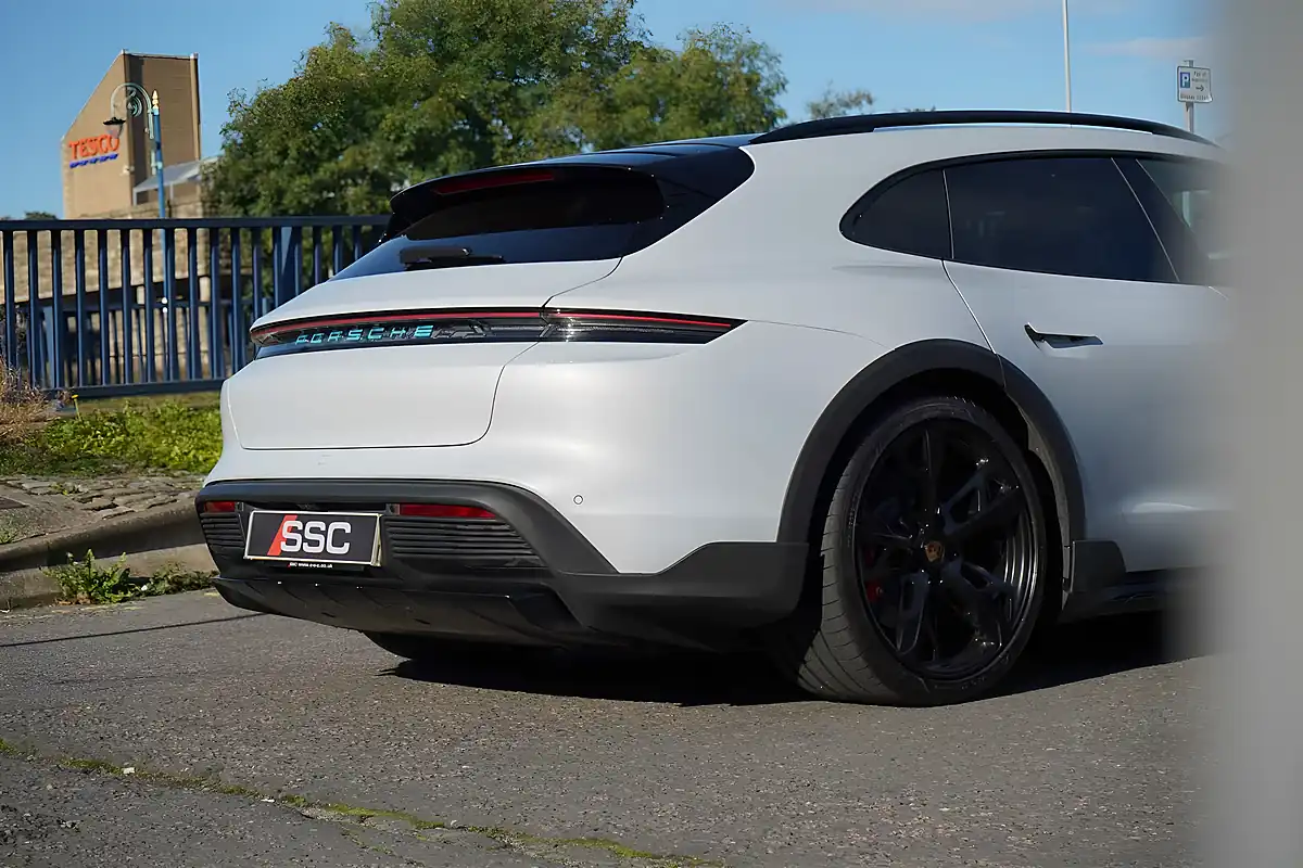 Used 2022 Porsche Taycan Performance Plus Cross Turismo Ice Grey Metallic - Interior and Exterior details 17
