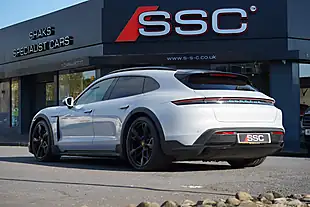 Used 2022 Porsche Taycan Performance Plus Cross Turismo Ice Grey Metallic - Interior and Exterior details 2