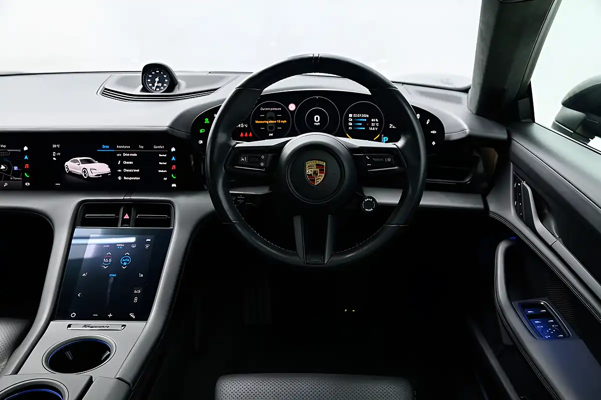 Used 2022 Porsche Taycan Performance Plus Grey - Interior and Exterior details 3
