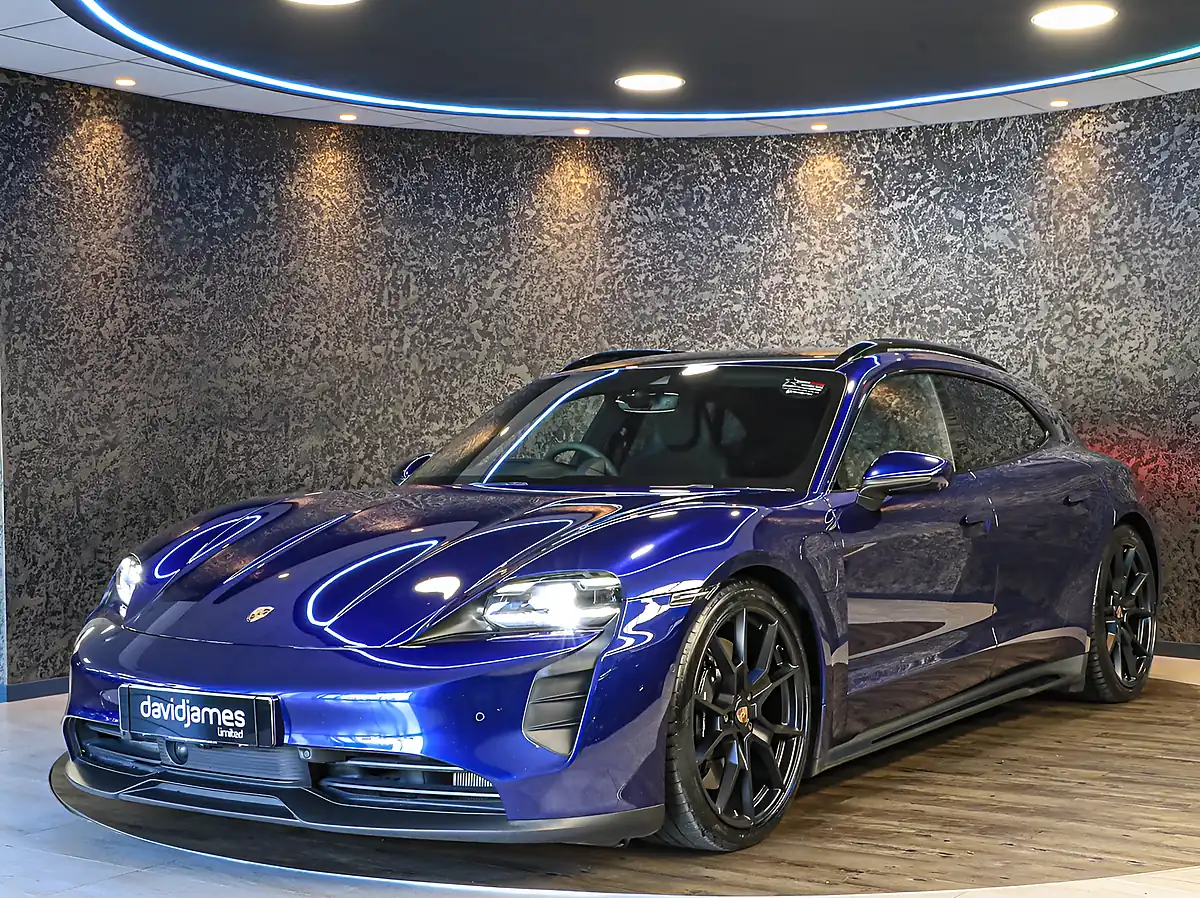 Used 2022 Porsche Taycan Performance Plus Gts Gentian Blue - Interior and Exterior details 6
