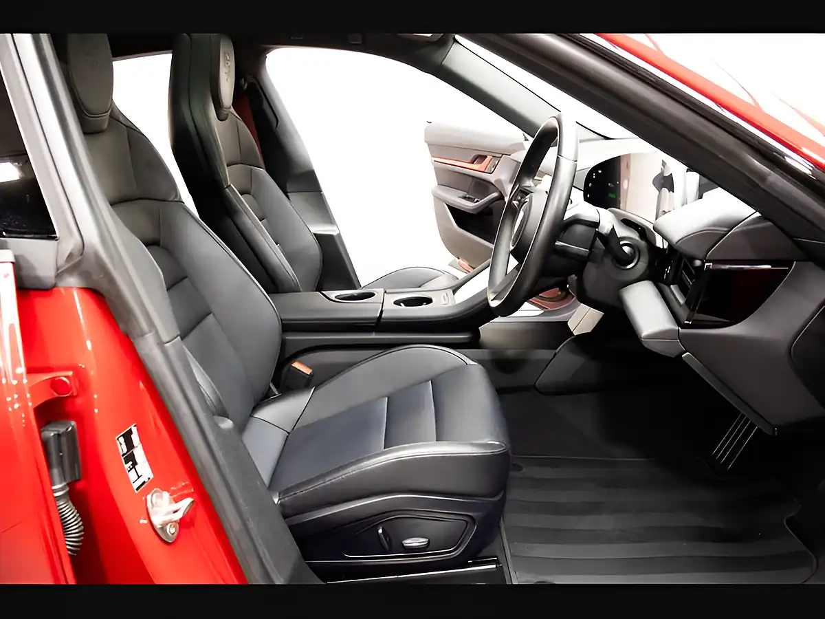 Used 2022 Porsche Taycan Performance Plus Red - Interior and Exterior details 10