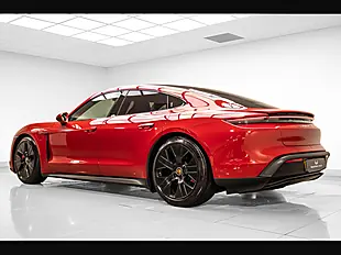 Used 2022 Porsche Taycan Performance Plus Red - Interior and Exterior details 3