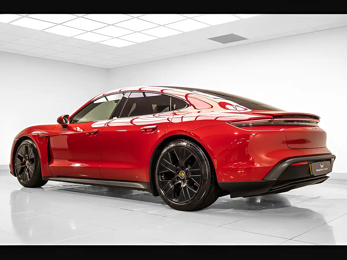 Used 2022 Porsche Taycan Performance Plus Red - Interior and Exterior details 3