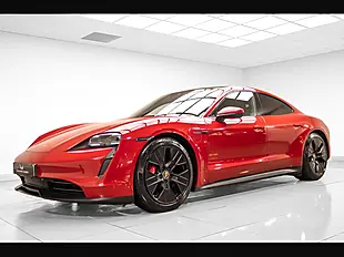 Used 2022 Porsche Taycan Performance Plus Red - Interior and Exterior details 5