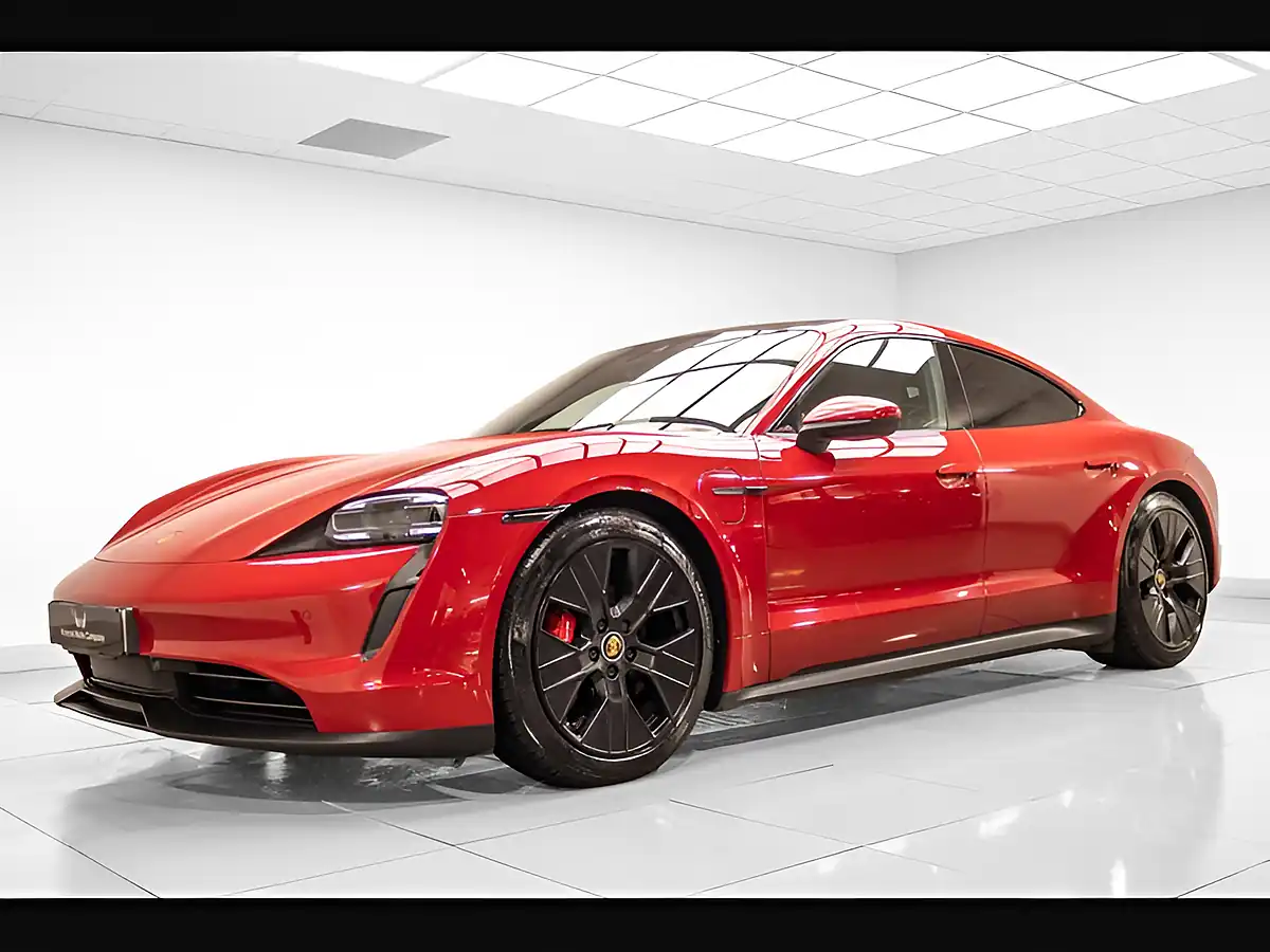 Used 2022 Porsche Taycan Performance Plus Red - Interior and Exterior details 5