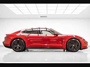 Used 2022 Porsche Taycan Performance Plus Red - Interior and Exterior details 7