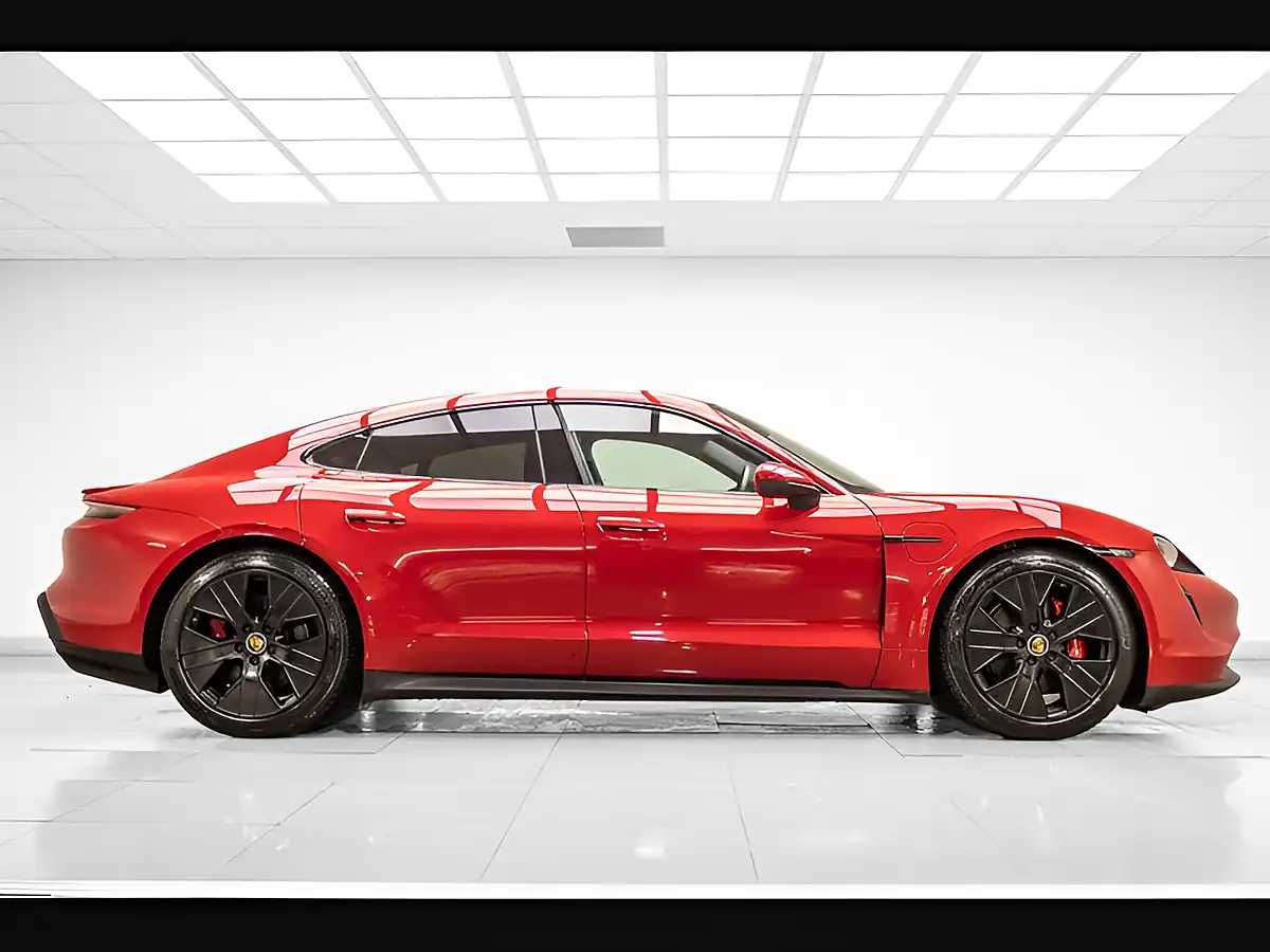 Used 2022 Porsche Taycan Performance Plus Red - Interior and Exterior details 7