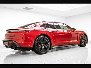 Used 2022 Porsche Taycan Performance Plus Red - Interior and Exterior details 8