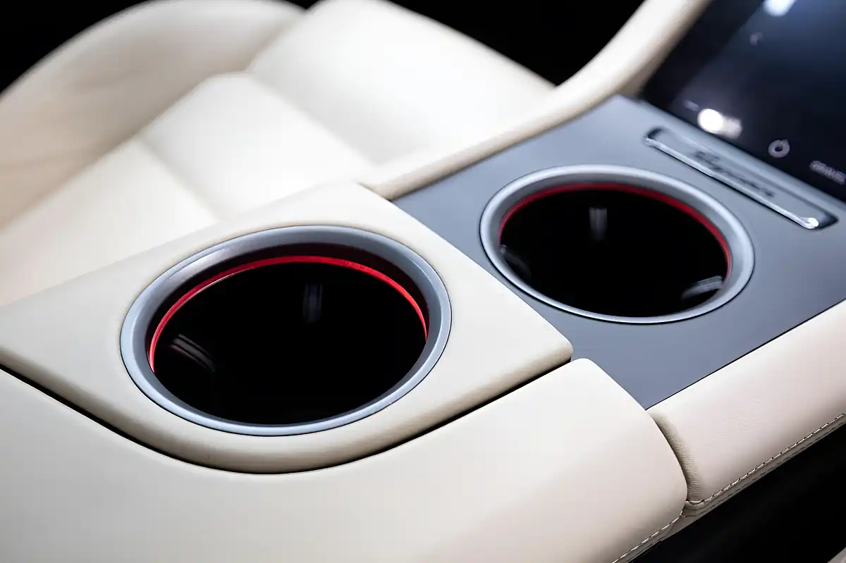 Used 2022 Porsche Taycan Performance Plus Red - Interior and Exterior details 15