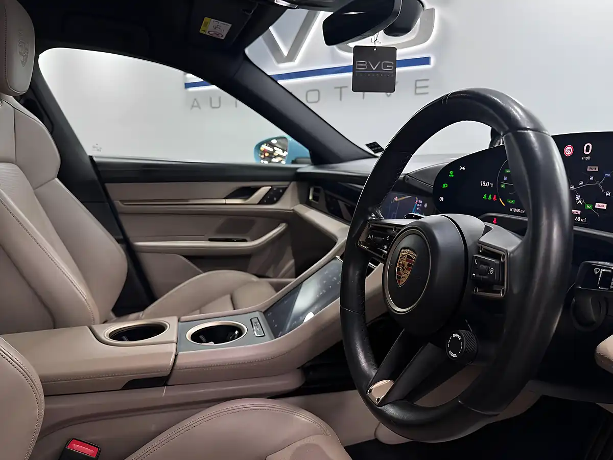 Used 2022 Porsche Taycan Performance Plus Sport Turismo Blue - Interior and Exterior details 10