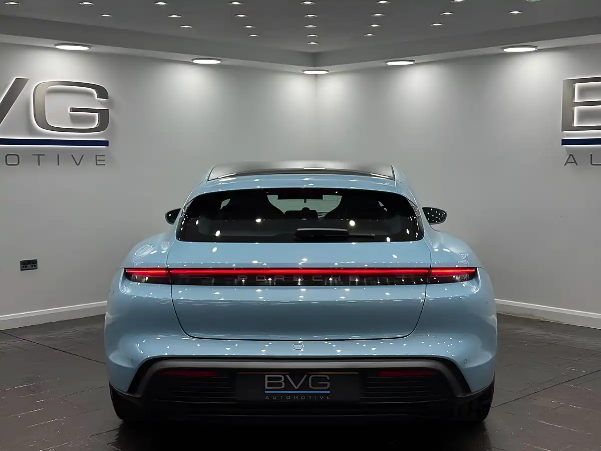 Used 2022 Porsche Taycan Performance Plus Sport Turismo Blue - Interior and Exterior details 7