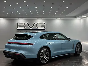 Used 2022 Porsche Taycan Performance Plus Sport Turismo Blue - Interior and Exterior details 8