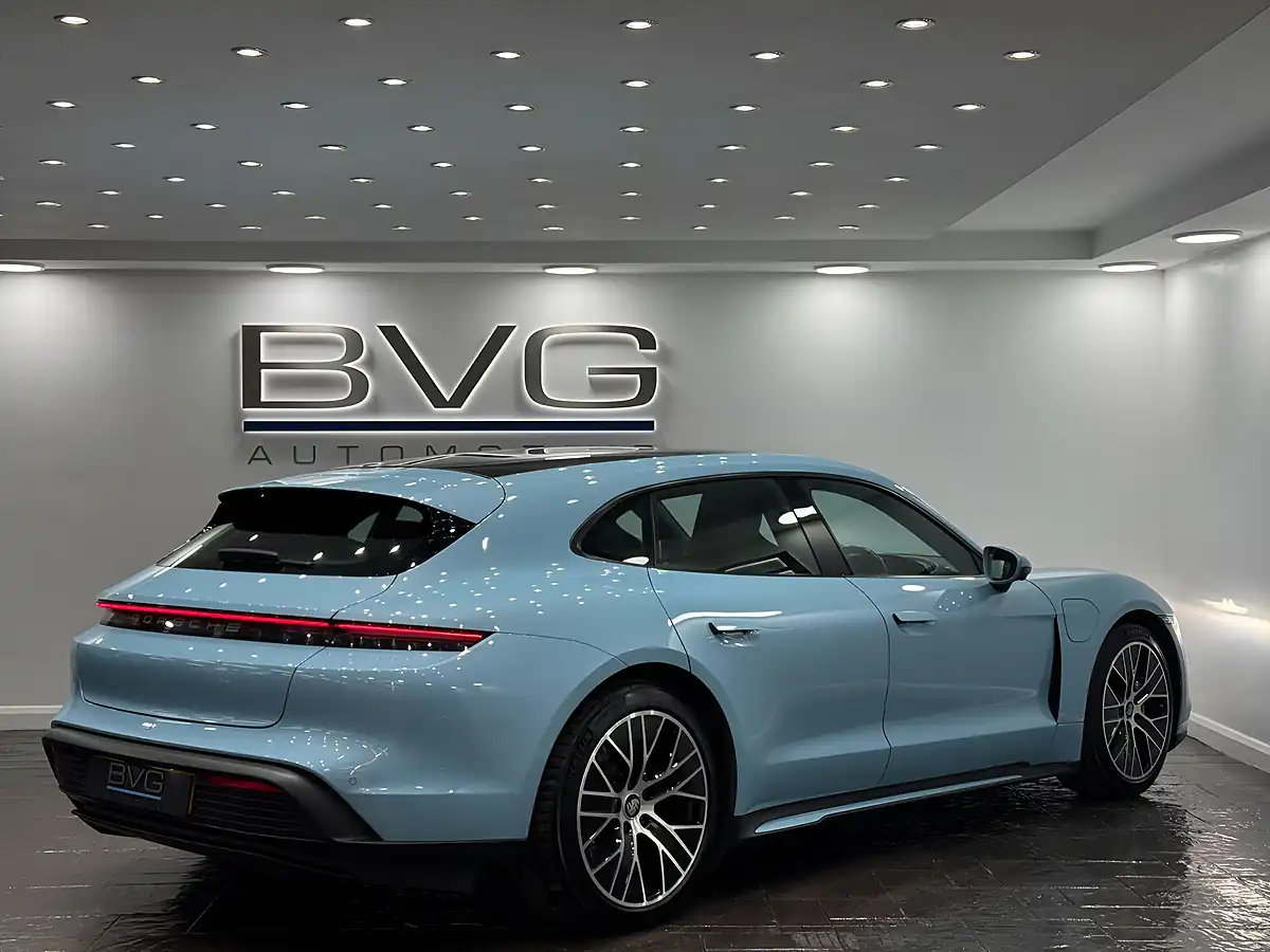 Used 2022 Porsche Taycan Performance Plus Sport Turismo Blue - Interior and Exterior details 8