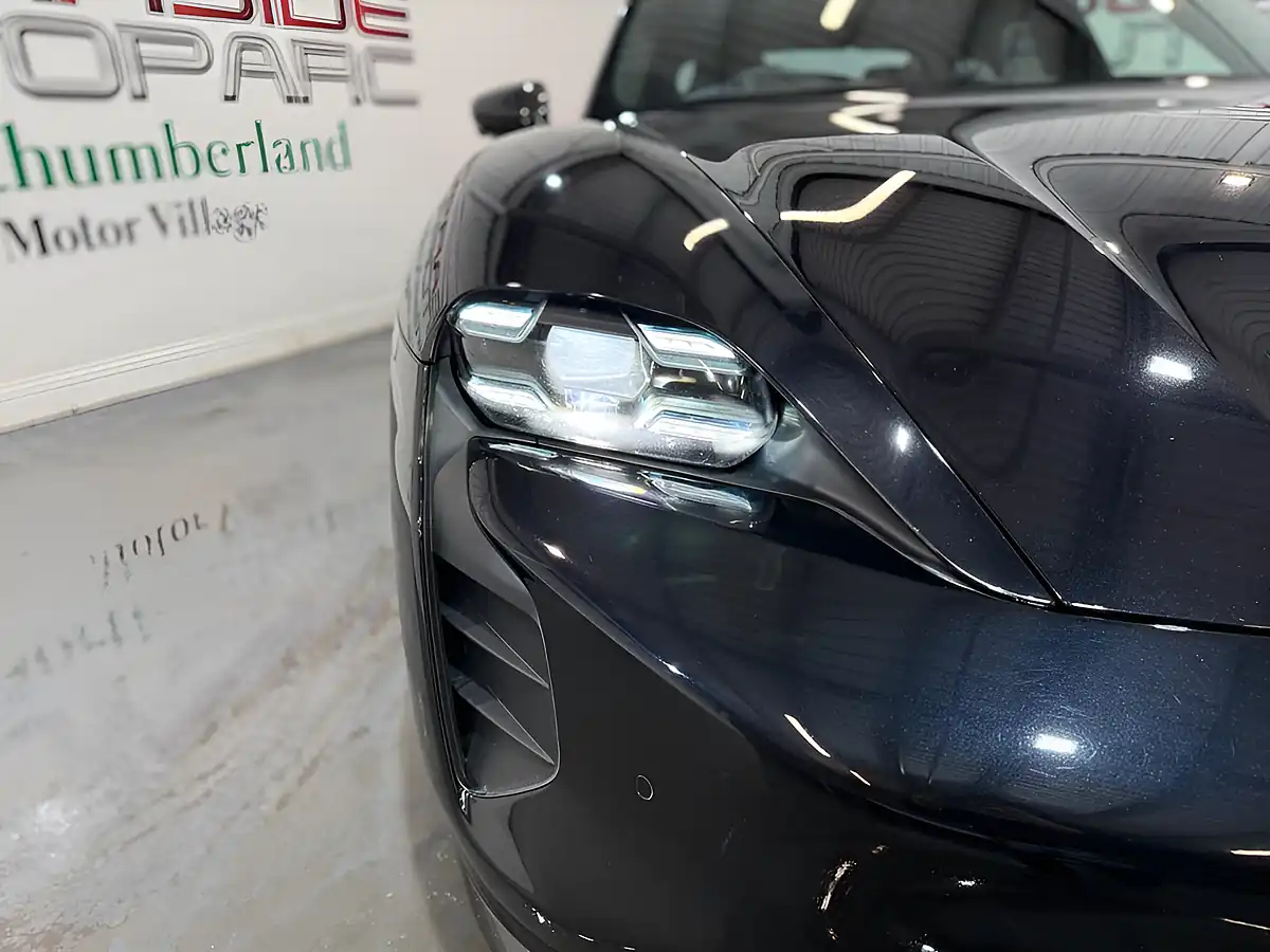 Used 2022 Porsche Taycan Turbo S Black - Interior and Exterior details 15