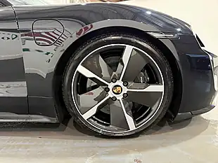 Used 2022 Porsche Taycan Turbo S Black - Interior and Exterior details 19