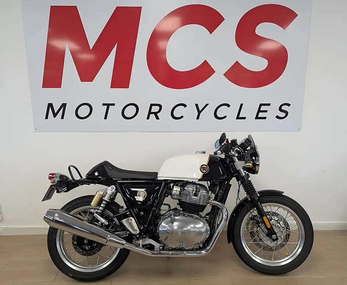 Used 2022 Royal Enfield Continental GT 650 White - Front View