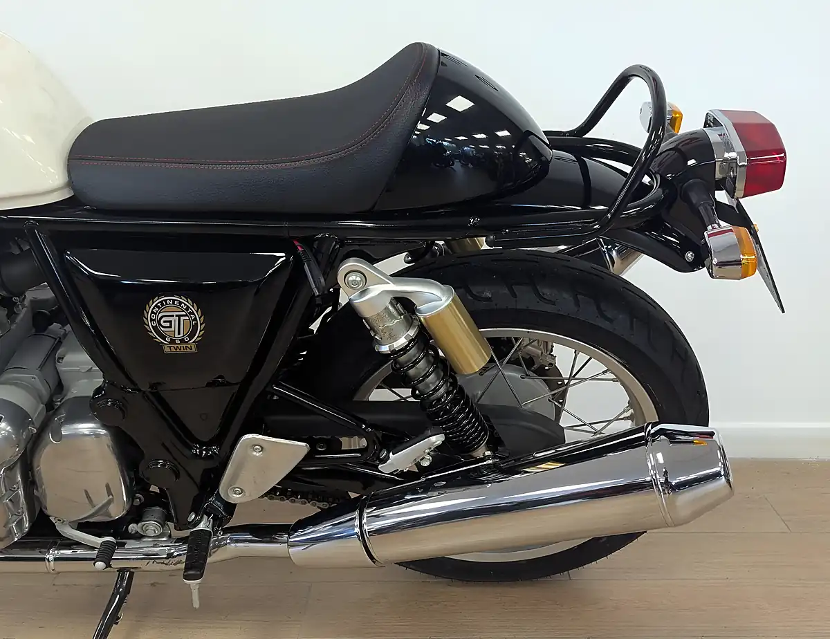 Used 2022 Royal Enfield Continental GT 650 White - Interior and Exterior details 10