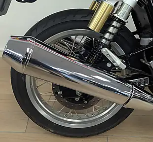 Used 2022 Royal Enfield Continental GT 650 White - Interior and Exterior details 12