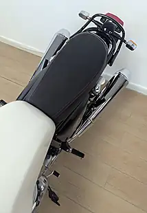 Used 2022 Royal Enfield Continental GT 650 White - Interior and Exterior details 14