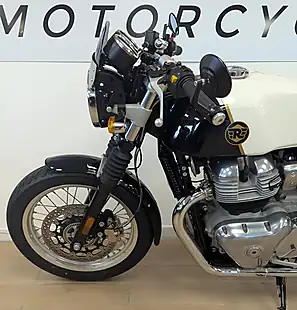 Used 2022 Royal Enfield Continental GT 650 White - Interior and Exterior details 16