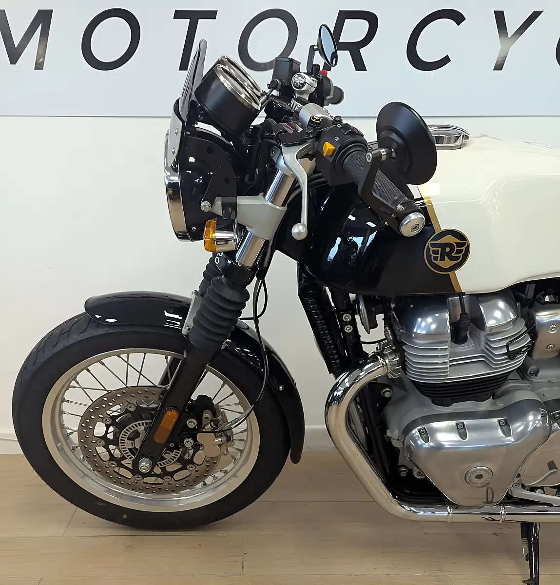 Used 2022 Royal Enfield Continental GT 650 White - Interior and Exterior details 16