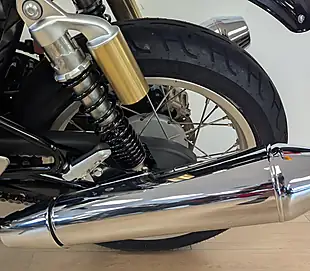 Used 2022 Royal Enfield Continental GT 650 White - Interior and Exterior details 18