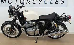 Used 2022 Royal Enfield Continental GT 650 White - Interior and Exterior details 4