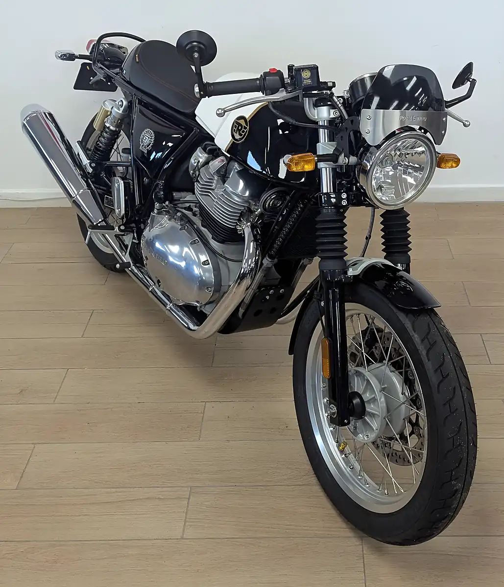 Used 2022 Royal Enfield Continental GT 650 White - Interior and Exterior details 6