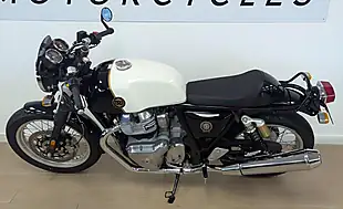 Used 2022 Royal Enfield Continental GT 650 White - Interior and Exterior details 8