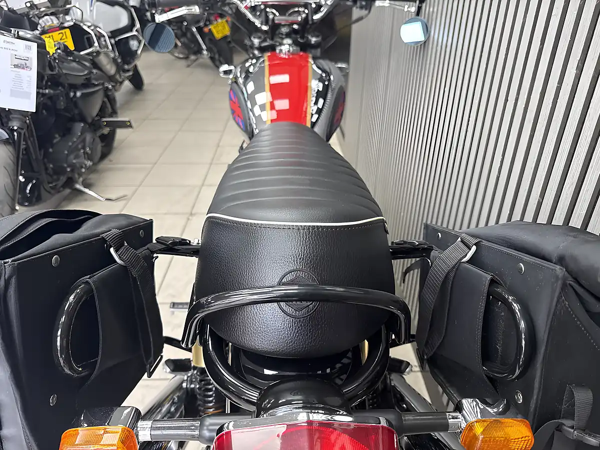 Used 2022 Royal Enfield Interceptor 650 Chrome Tank Silver/Red - Interior and Exterior details 14